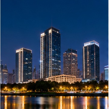 楼宇景观照明示意